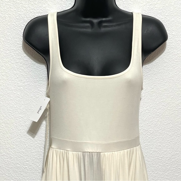 NWT Wilfred Woman Light Birch Bouleau Pale Dress Size S - Picture 2 of 13